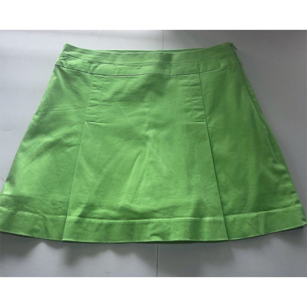 Herman Geist Women's Green Athletic Skort Golf‎ Running Spring